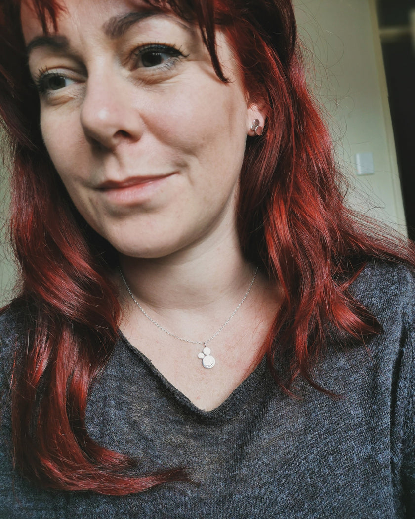 Bespoke word Mantra jewellery