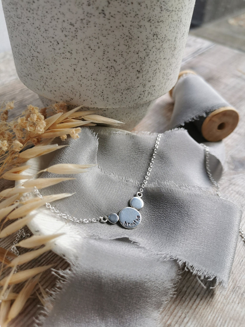 Bespoke word Mantra jewellery