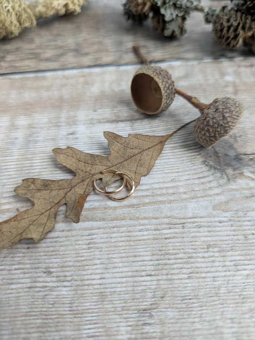 Gold Ear Cuffs - hammered or smooth finish