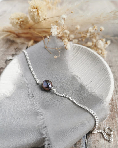 Pearl & silver bracelets - choose your pearl style