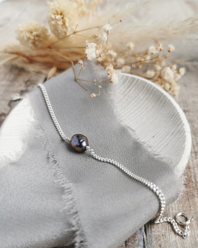 Pearl & silver bracelets - choose your pearl style