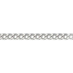 Men's 22 Inch Recycled Sterling Silver Curb Chain