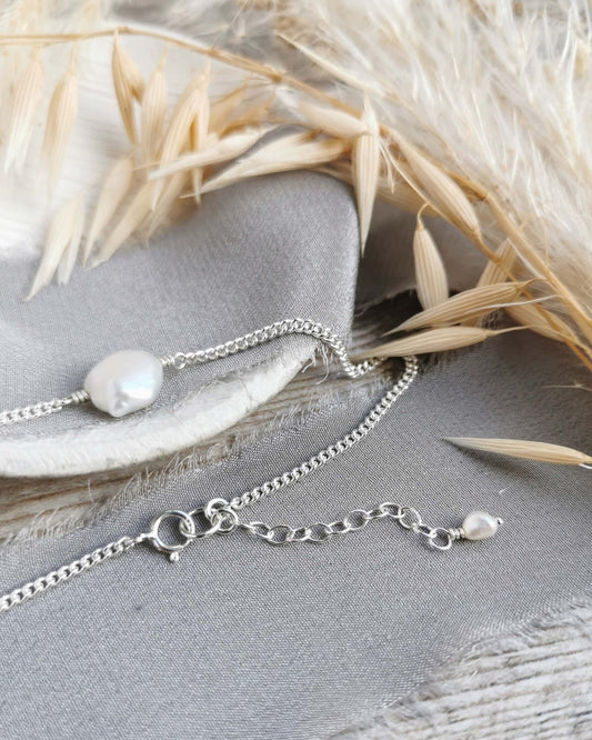 Pearl & silver bracelets - choose your pearl style