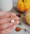 Small Keishi Pearl necklace - Silver or 14k Gold-filled