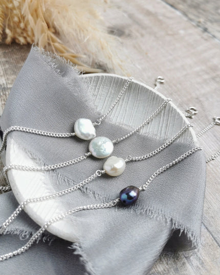 Pearl & silver bracelets - choose your pearl style
