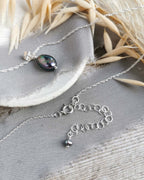Peacock Baroque Pearl necklace - Silver or 14k Gold-filled