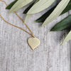 PERSONALISED Brass Birch leaf Necklaces (small & large)