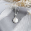 Small Coin Pearl pendant - Silver or 14k Gold-filled