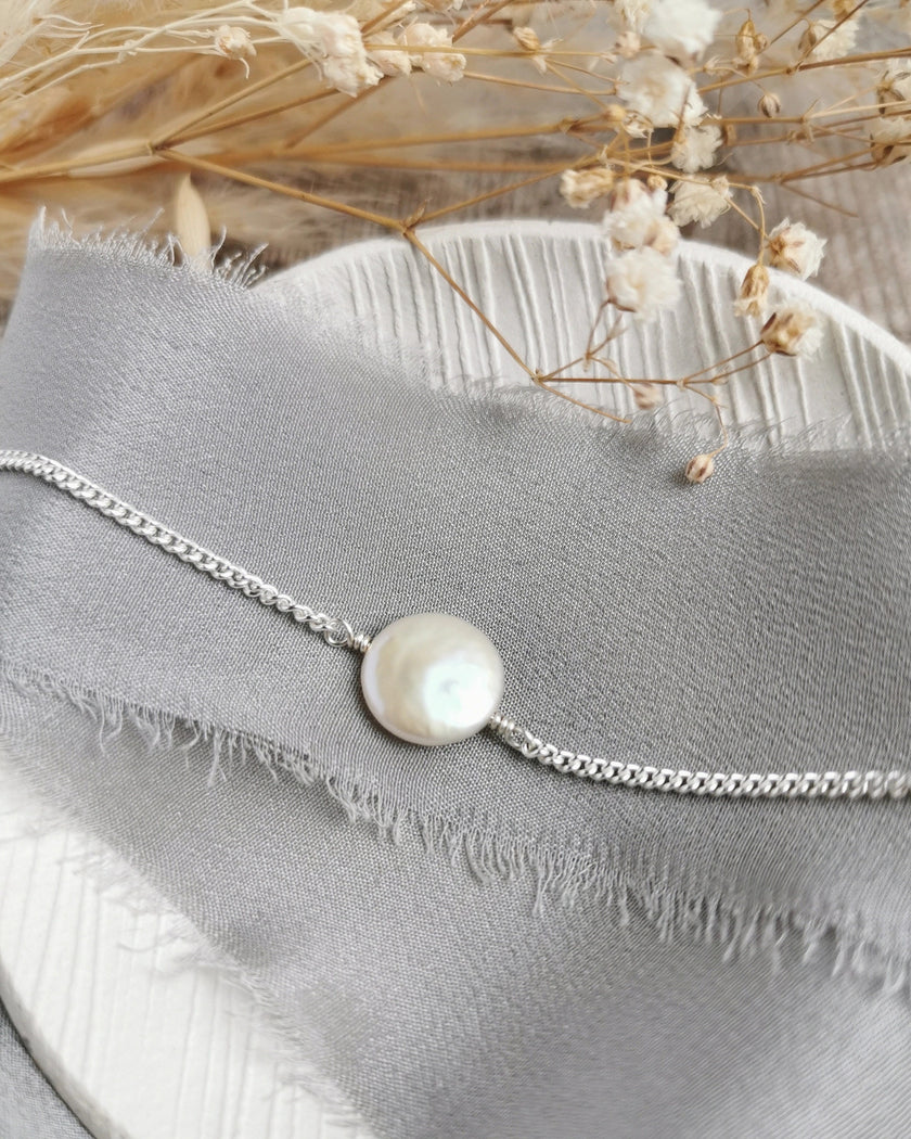 Pearl & silver bracelets - choose your pearl style