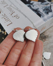 Silver Birch leaf Earrings