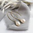 Baroque Pearl earrings - Sterling Silver or 14k Gold-filled