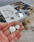 Silver Birch Leaf Double Necklace