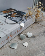 Large Silver Birch leaf Necklace