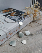 Silver Birch leaf Earrings
