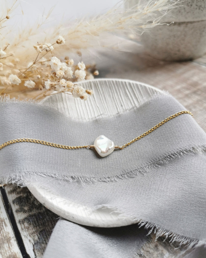 Pearl & gold bracelets - choose your pearl style