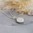 Small coin Pearl earrings & necklace set - in Silver or 14k Gold-filled