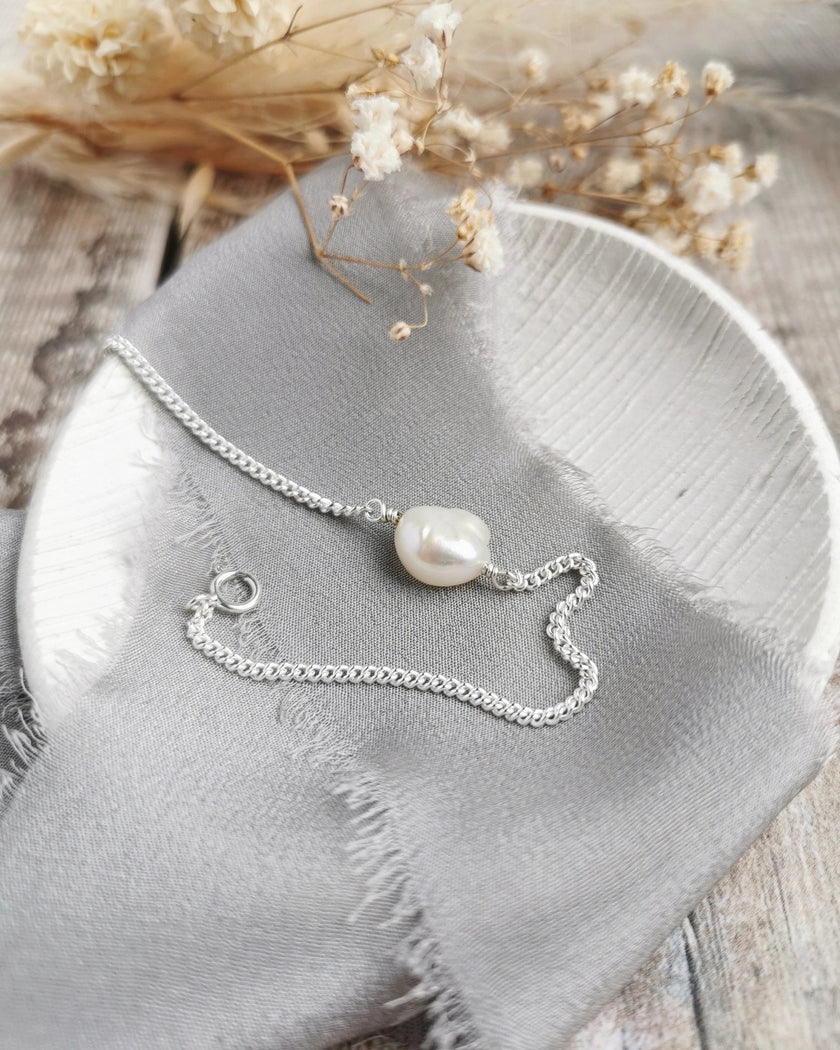 Pearl & silver bracelets - choose your pearl style