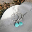 Amazonite and Silver earrings