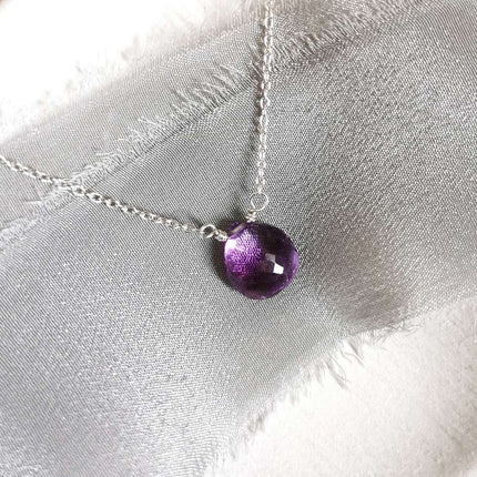 Amethyst and Silver necklace