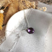 Amethyst and Silver necklace