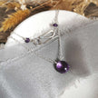 Amethyst and Silver necklace