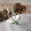 Aventurine and Silver earrings