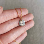 Personalised Gold Birthstone necklace