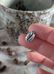 Silver Coffee Bean charm necklace (PRE-ORDER)