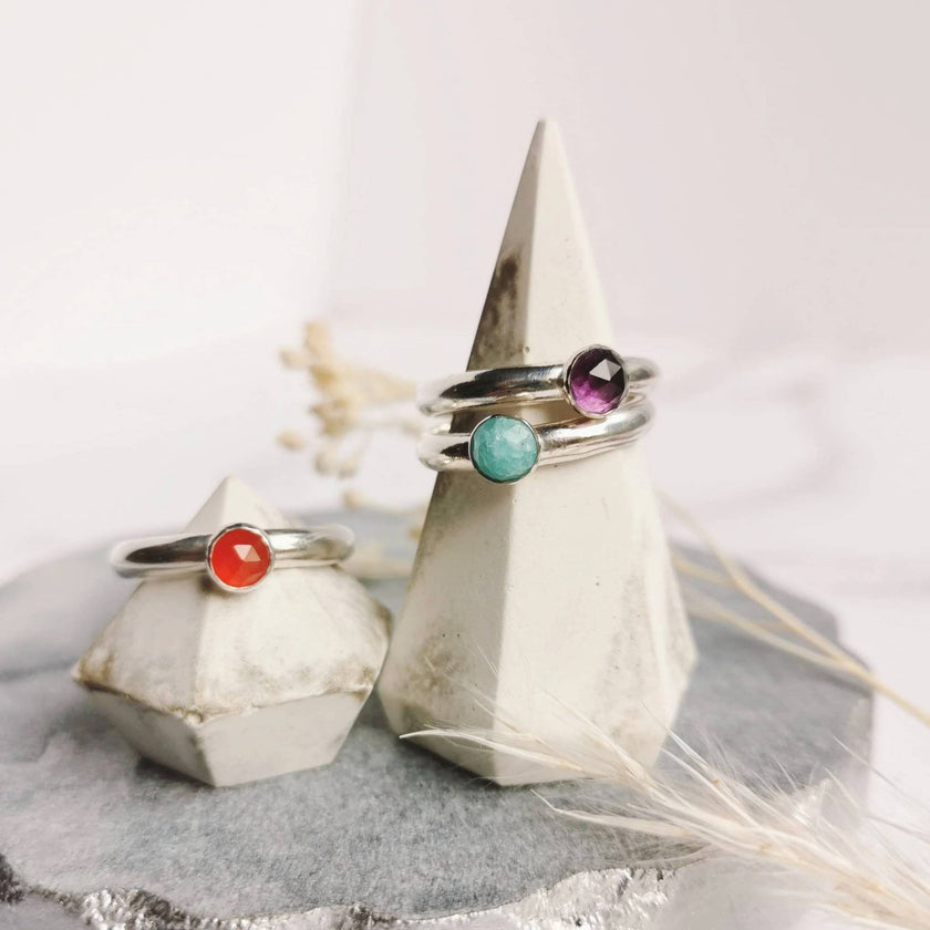 Amethyst and Silver ring