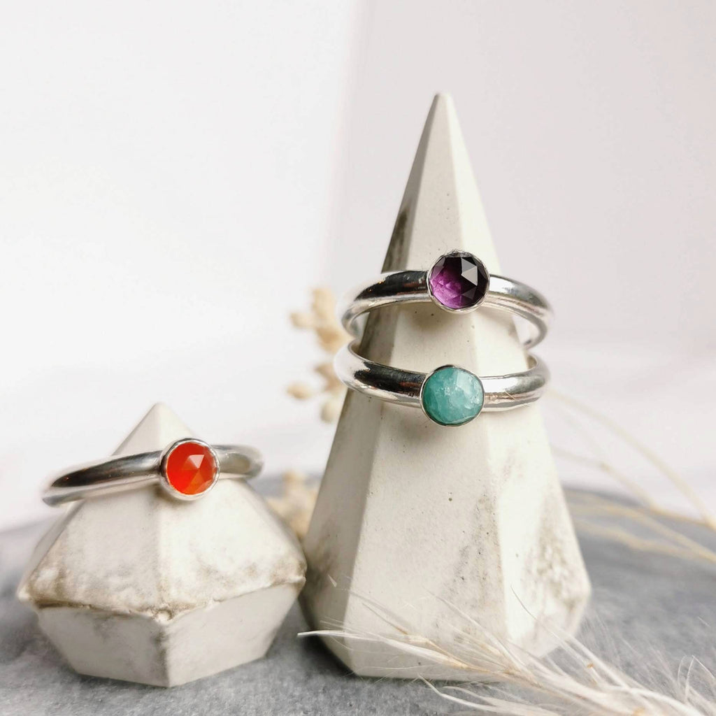 Amethyst and Silver ring