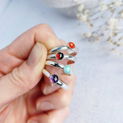 Amethyst and Silver ring