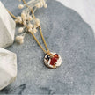 Personalised Gold Birthstone necklace