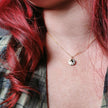 Personalised Gold Birthstone necklace