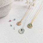 Single Charm only : for 14k Rose Gold-filled Birthstone Necklaces