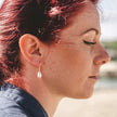 Ivory Baroque Pearl earrings - Sterling Silver or 14k Gold-filled