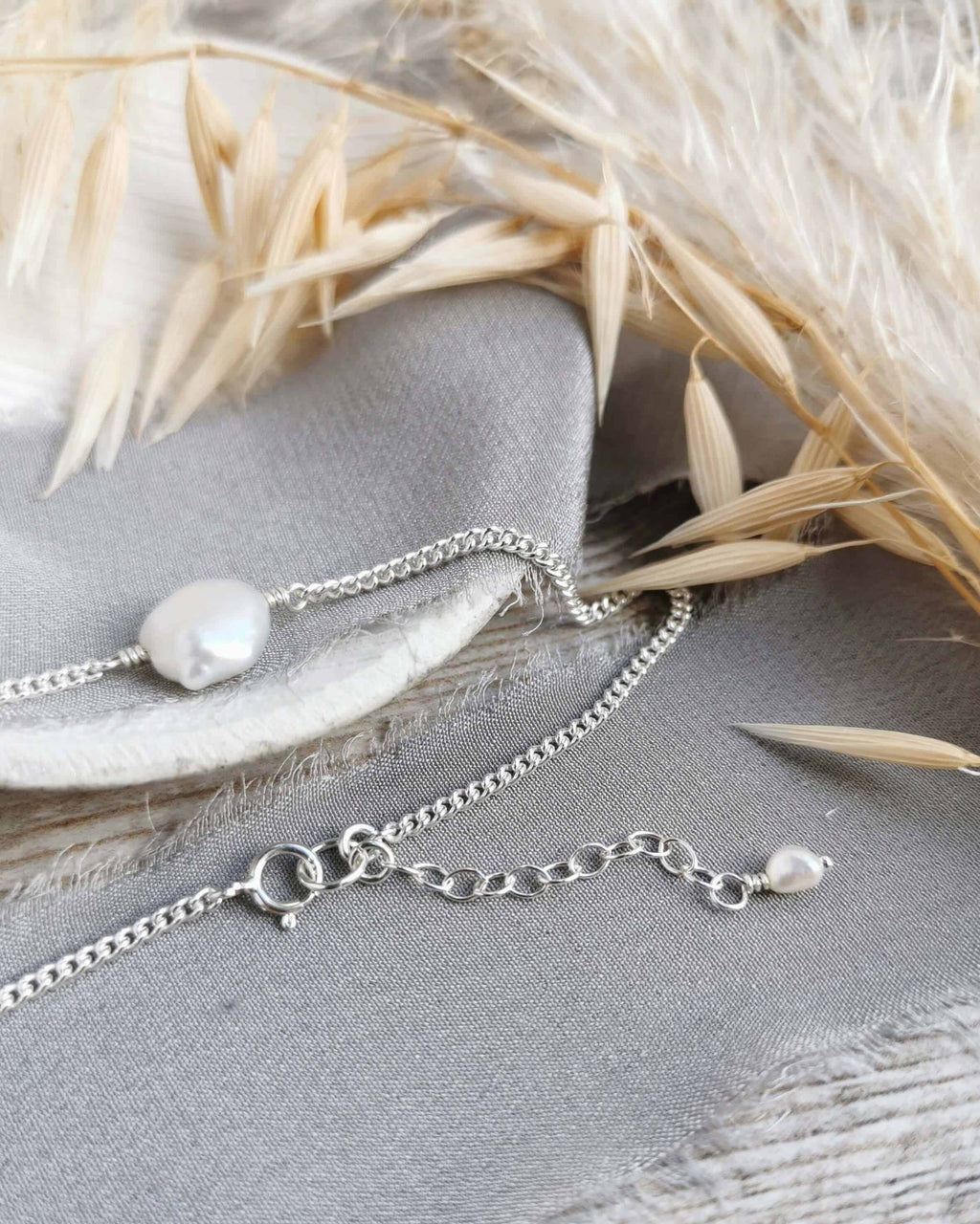 Longer Necklace or Bracelet Chain - Silver
