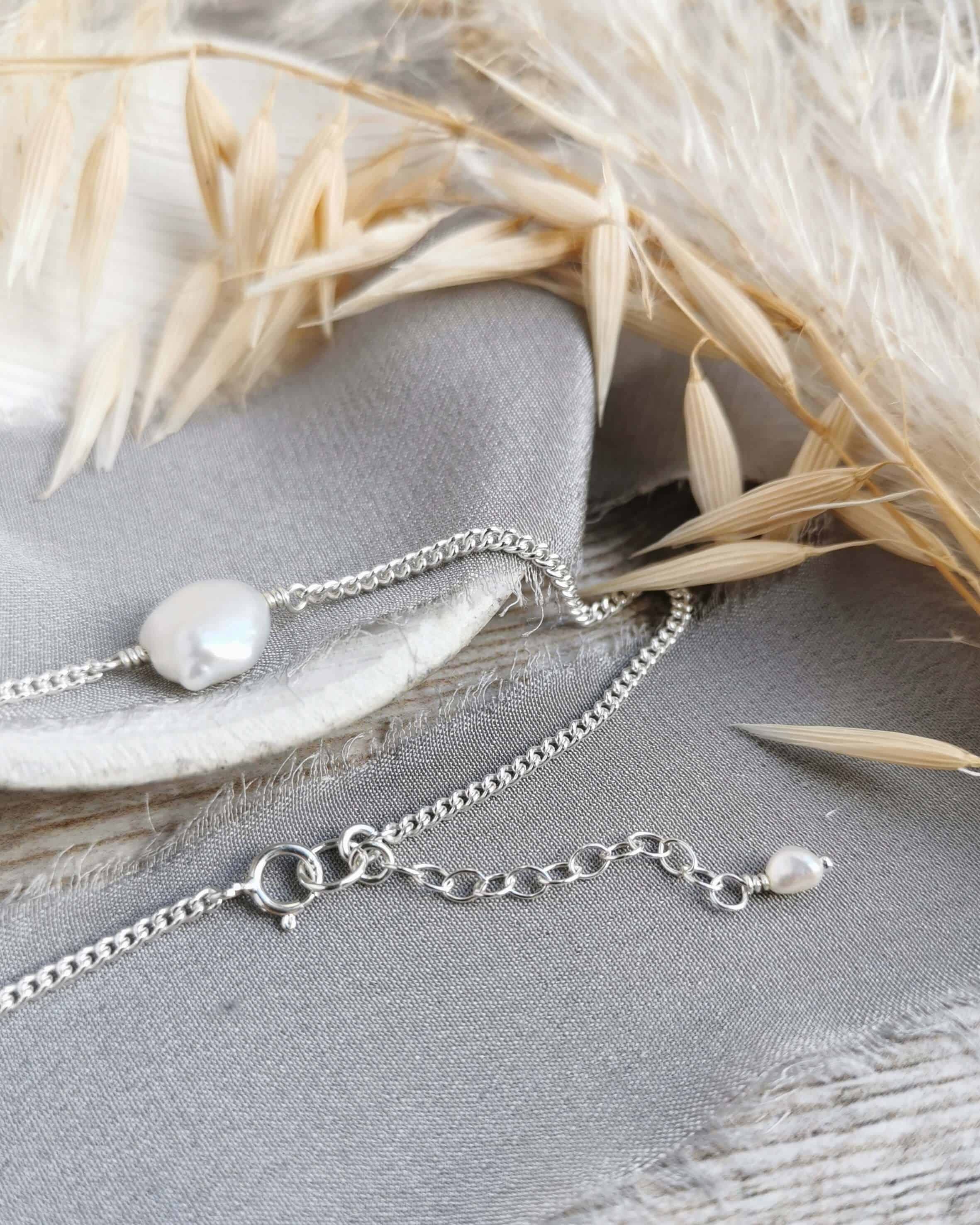 Longer Necklace or Bracelet Chain - Silver