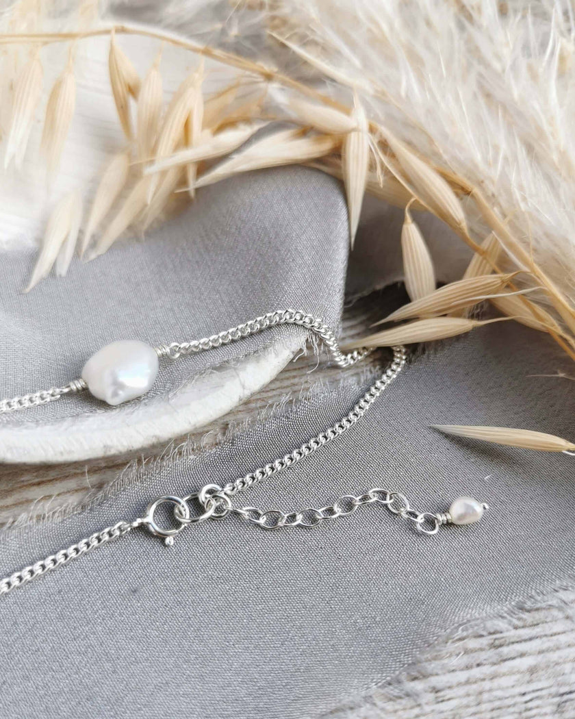 Longer Necklace or Bracelet Chain - Silver