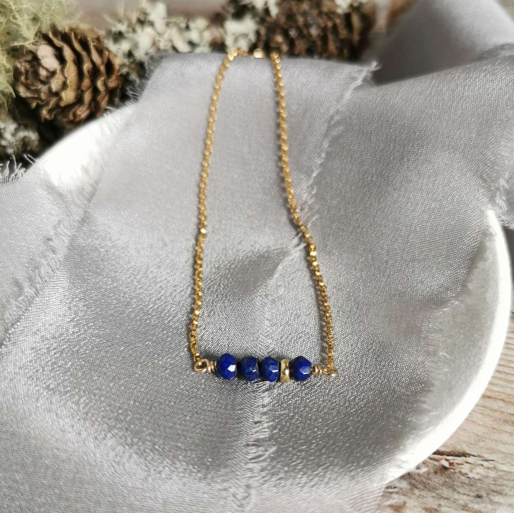 Lapis Lazuli and Gold bracelet