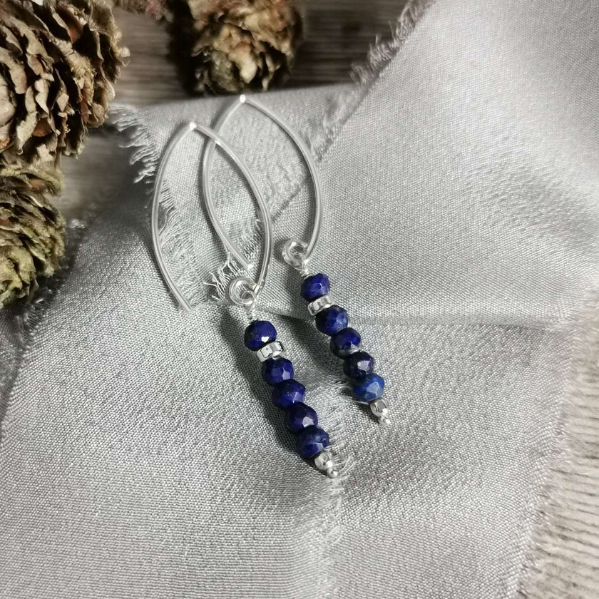 Lapis Lazuli and Silver earrings
