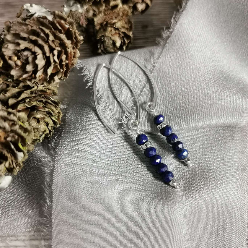 Lapis Lazuli and Silver earrings
