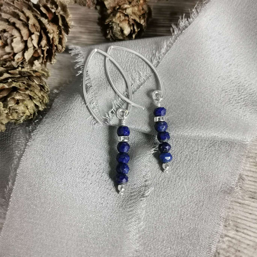 Lapis Lazuli and Silver earrings