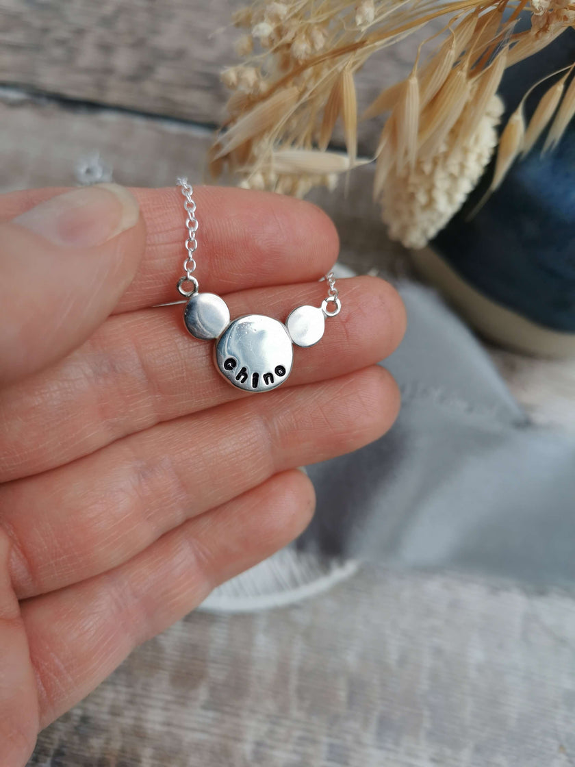 Personalised Custom Word Mantra jewellery