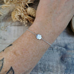Custom Word Mini Mantra Bracelet - single charm