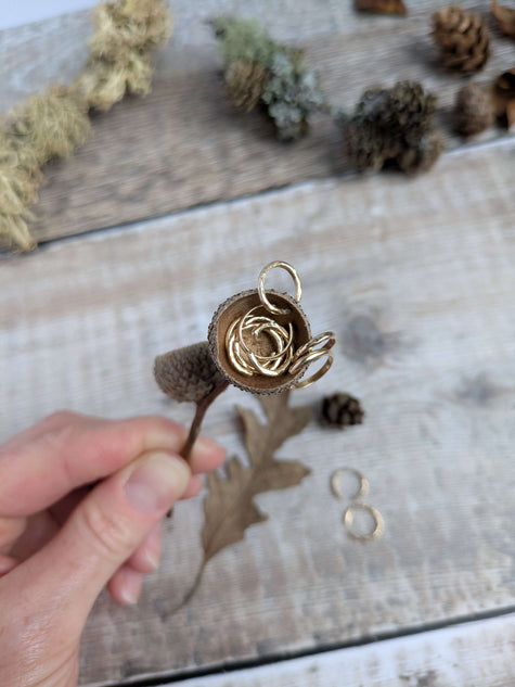 Gold Ear Cuffs - hammered or smooth finish