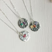 Single Charm only : for Silver Birthstone Necklaces